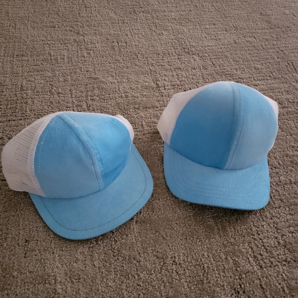 George hats corduroy blue trucker adult child size lot bundle